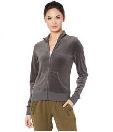 Juicy Couture Velour Fairfax Fitted Jacket at Amazon